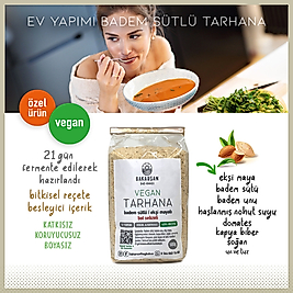 Badem Sütlü Ekşi Mayalı Vegan Tarhana