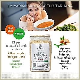 Badem Sütlü Ekşi Mayalı Vegan Tarhana